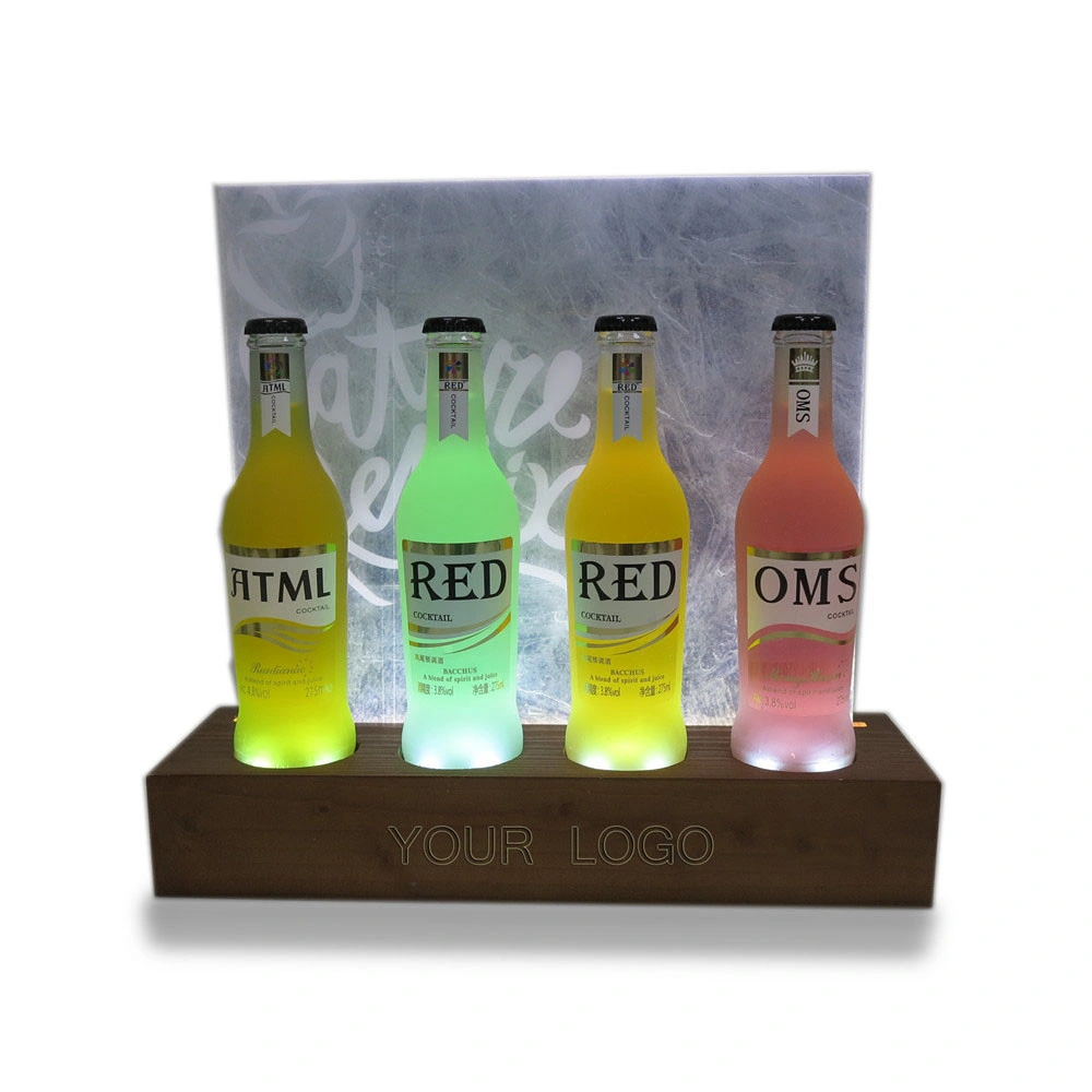 High Brightness Lighting Base Bottle LED Glorifier Display