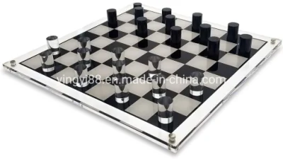 Hot Selling 3D Luxe Acrylic Checkers Set