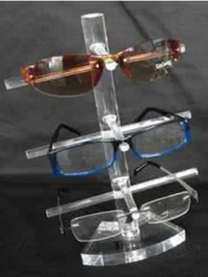 Transparent Acrylic Sunglasses Retail Store Glasses Display